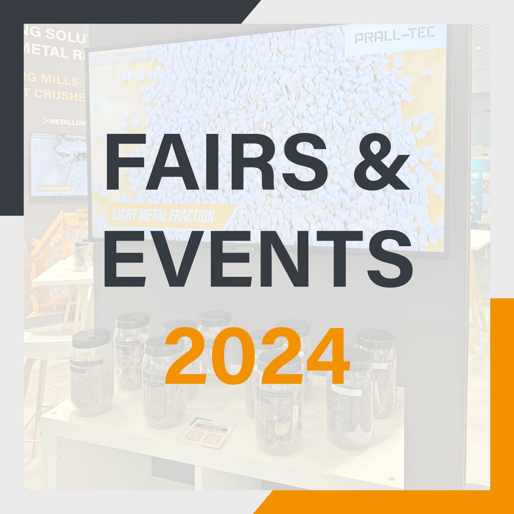At numerous trade fairs and events in 2024